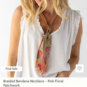 2 NATURAL LIFE Pink Floral Patchwork Scarves
New in package